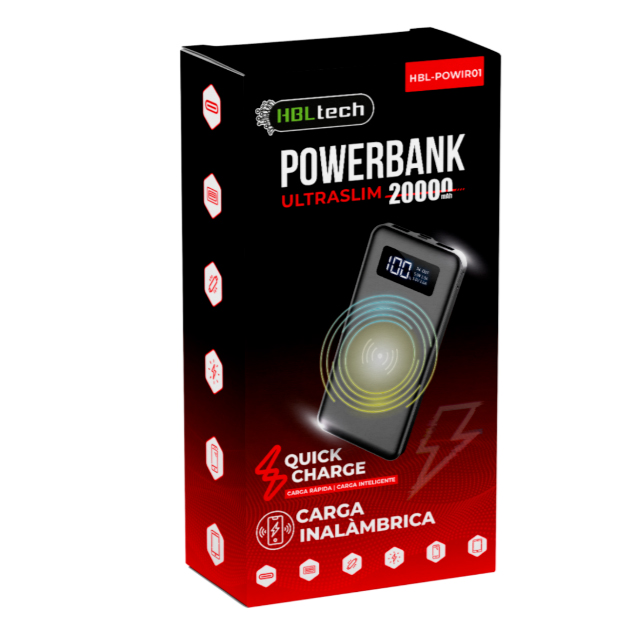 CARGADOR PORTATIL HBL 20.000 mAh