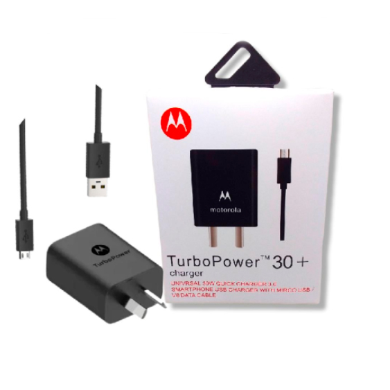 CARGADOR MOTOROLA 2 EN 1 V8