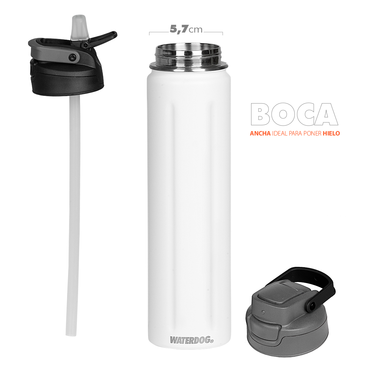 BOTELLAS ACERO INOXIDABLE WATERDOG 750CC