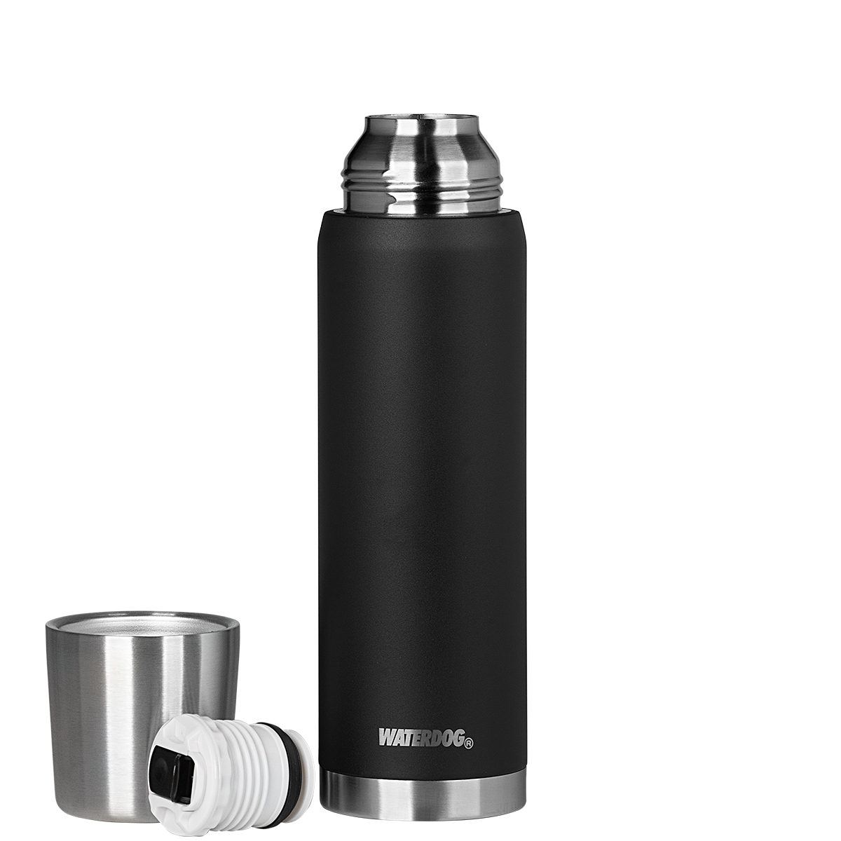 TERMO ACERO INOXIDABLE  WATERDOG 1 LITRO LÍNEA OBUS