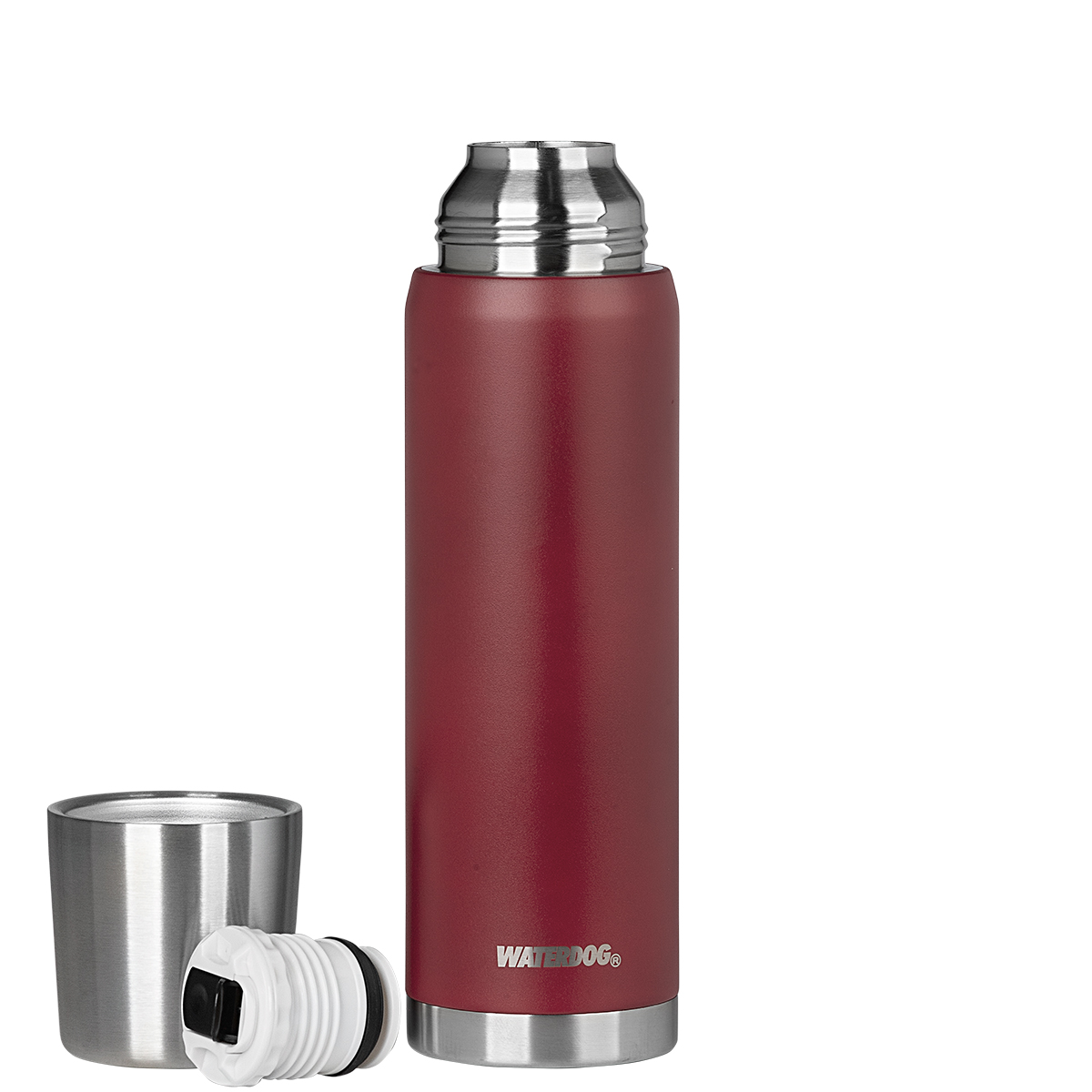 TERMO ACERO INOXIDABLE  WATERDOG 1 LITRO LÍNEA OBUS
